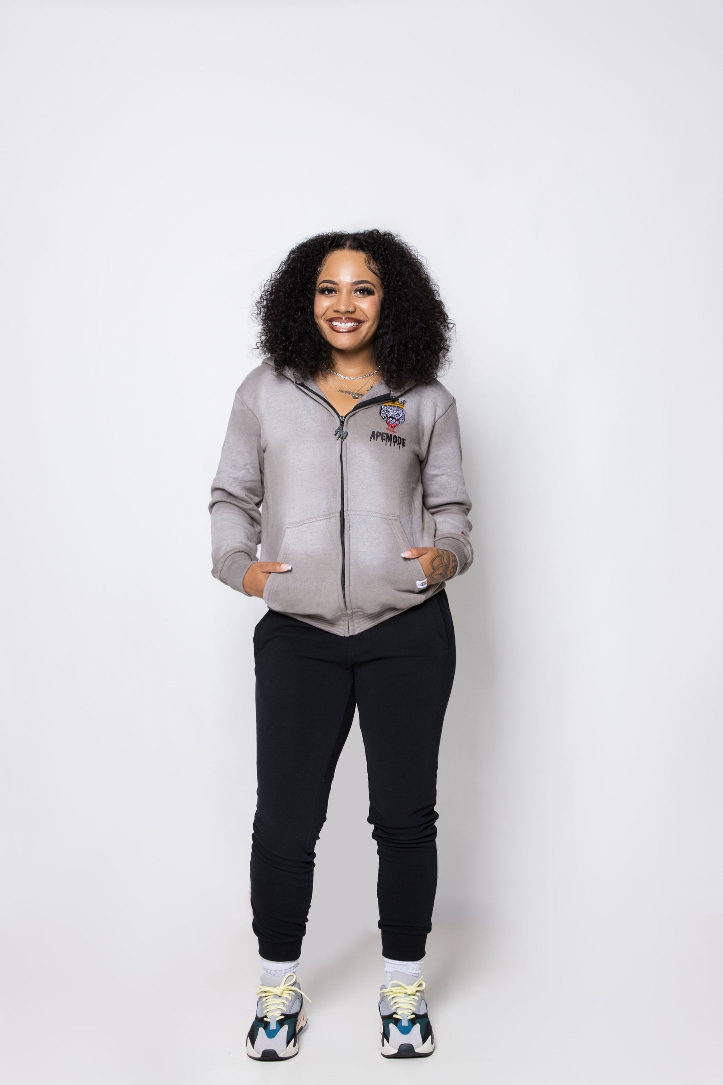 Simply Distressed ApeMode ZipUp - ApeModeApparel