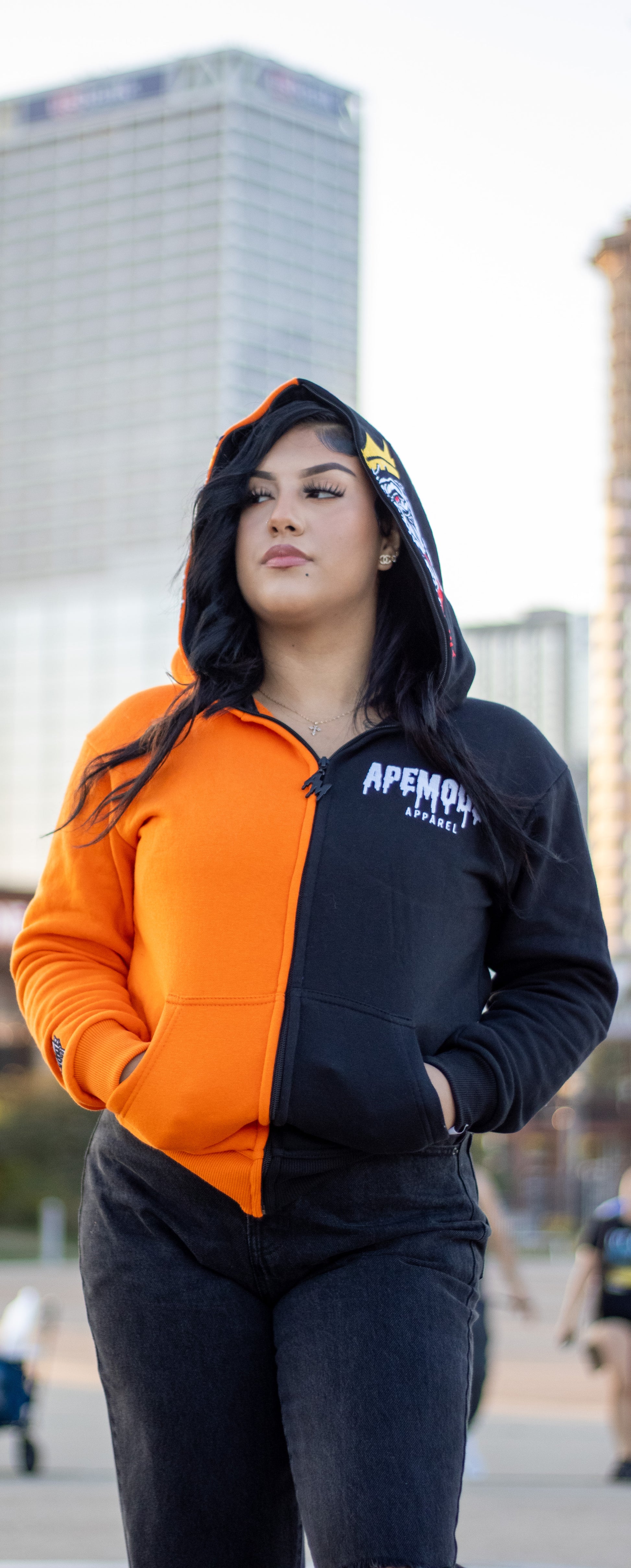 ApeFace Full Zip Hoodie - ApeModeApparel